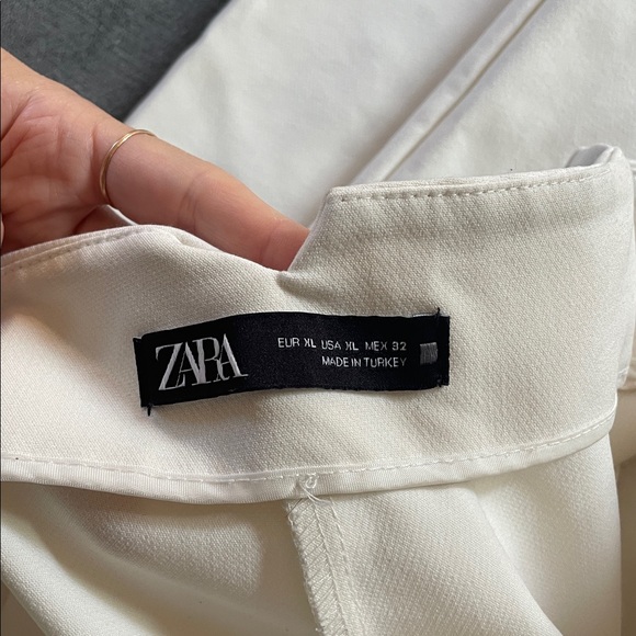 Zara Cream Trousers - Picture 2 of 3
